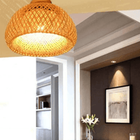 Plafonnier Rotin LED Circulaire Raffiné